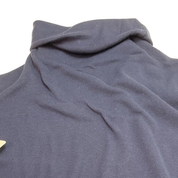 American Apparel Classic Girl Navy Blue Long Sleeve Turtleneck Shirt M 58f - Picture 6 of 6